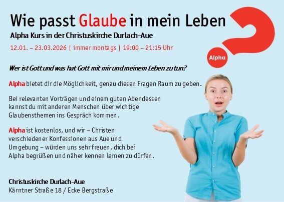 Infos für Alphakurs