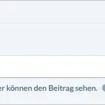 Unterschied Beiträge vs. Chat
