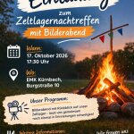 Einladung zum Zeltlager-Bilderabend