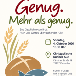 Familiengottesdienst zu Erntedank